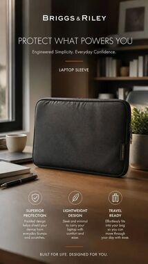 Briggs & Riley laptop sleeve
